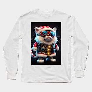 Cute Anime Cat - Anime Art design Long Sleeve T-Shirt